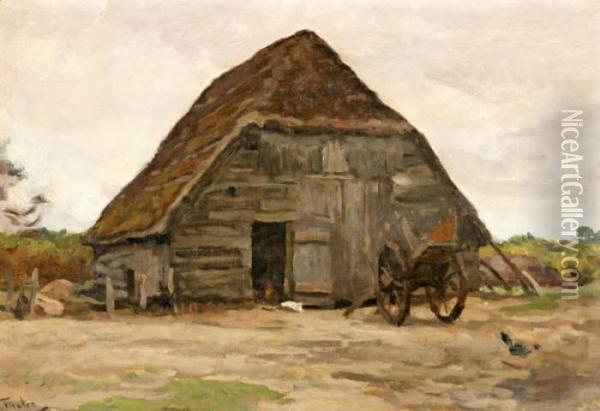 Boerenschuur Oil Painting - Willem Bastiaan Tholen