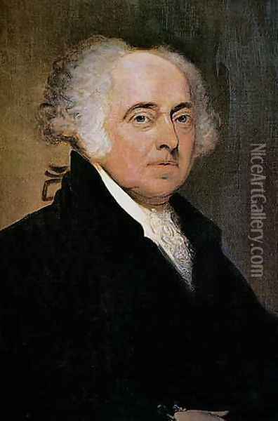 President John Adams 1735-1826 Oil Painting - Edgar Parker