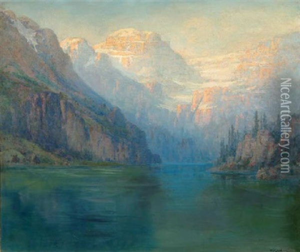 Lake Louise - Banff Oil Painting - William Franklin Jackson
