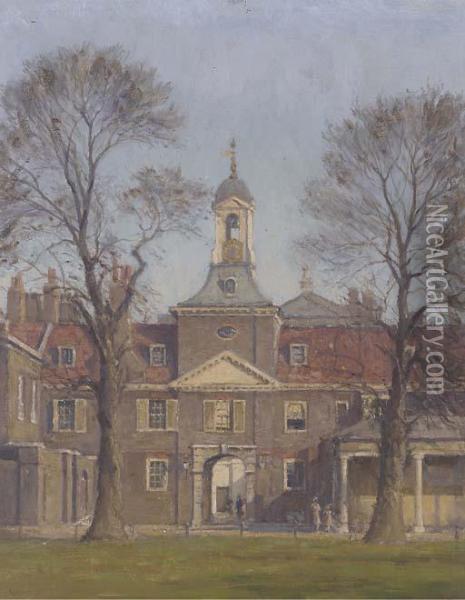 Kensington Palace Oil Painting - Edmund William Evans