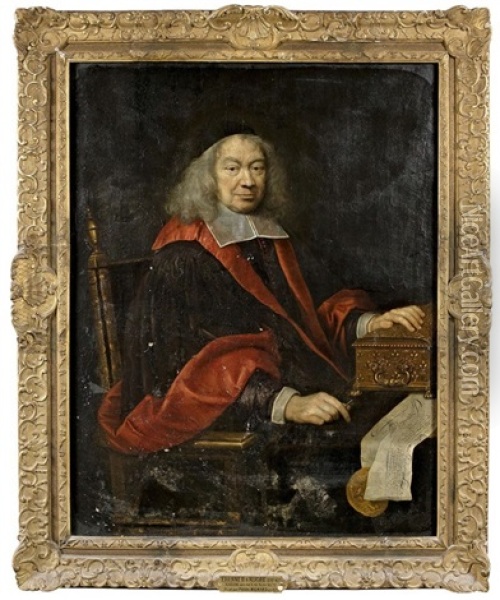 Portrait D'etienne Iii, Marquis D'aligre (1592-1677) (garde Des Sceaux,  1672-1674, Chancelier Et Garde Des Sceaux, 1674-1677)