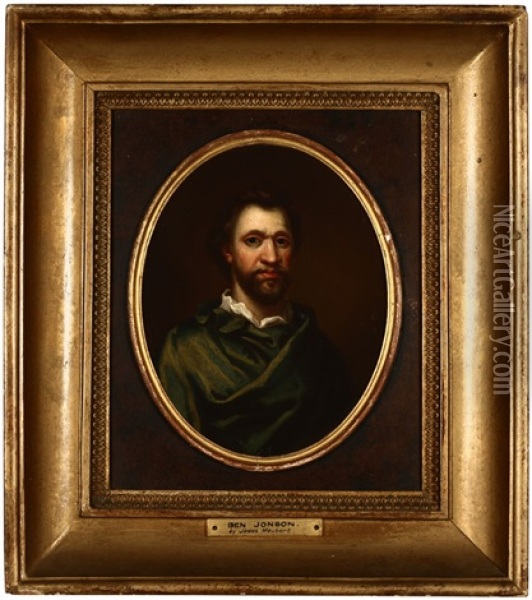 Ben Jonson, Portrait Of The Playwright Oil Painting - James Maubert