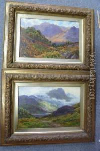Highland Landscapes Oil Painting - Edward Horace Thompson