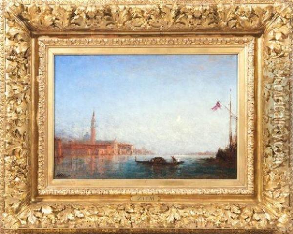 Venise, Le Bassin Desaint-marc Oil Painting - Felix Ziem