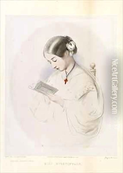 Florence Nightingale Oil Painting - Hilary Bonham-Carter