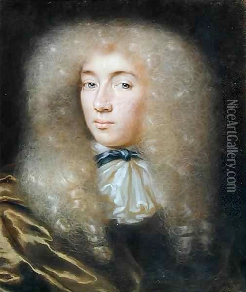 Portrait of a Nobleman Oil Painting - Edmund Ashfield