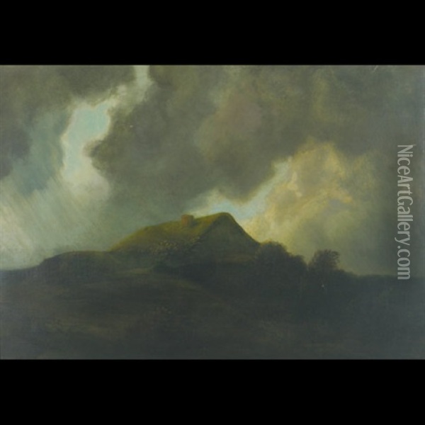 L'orage Oil Painting - Alphonse Legros