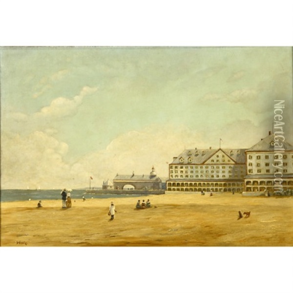 Untitled - Atlantic City Oil Painting - George Emerick Essig