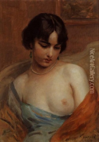 Portrat Einer Jungen Frau Oil Painting - Frederic Dufaux