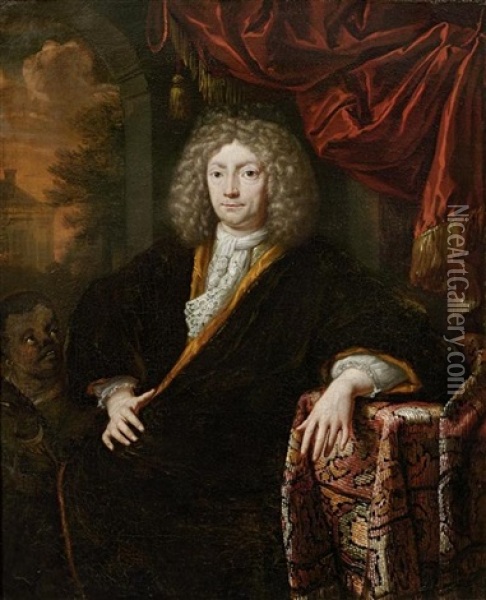 Portrat Eines Herren Oil Painting - Hermann Collenius