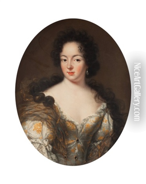 Hedvig Eleonora Stenbock (1655-1714) Oil Painting - David Klocker Von Ehrenstrahl