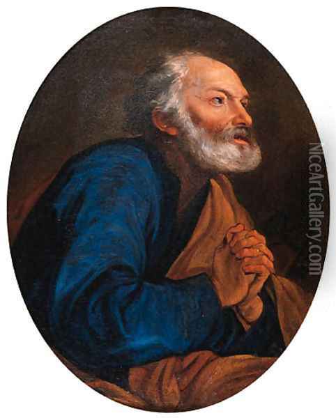 The Penitent Saint Peter Oil Painting - North-Italian School