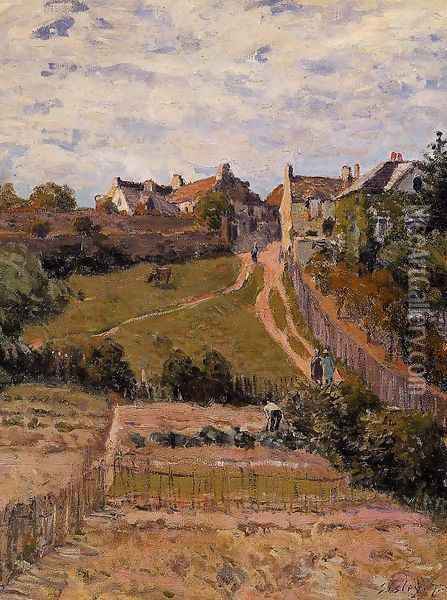 The Rising Path Oil Painting - Alfred Sisley