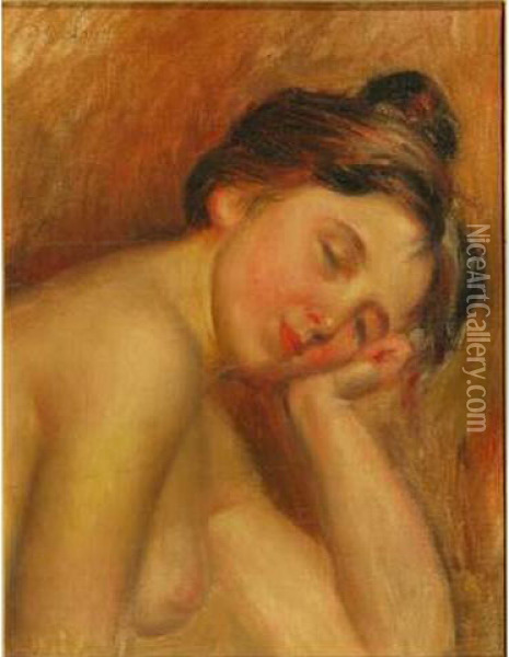 Reverie Oil Painting - Abel Jules Faivre