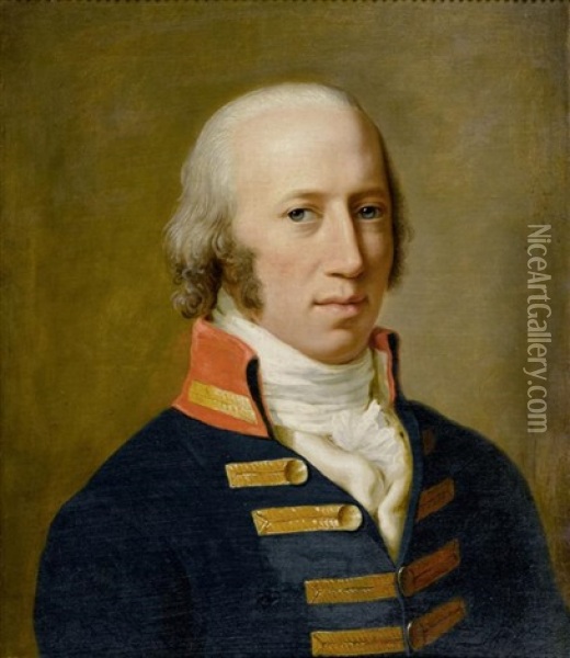 Portrait Von Ernst Friedrich Herbert Graf Zu Munster Oil Painting - Johann Heinrich Wilhelm Tischbein