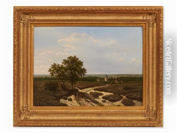 Heath Landscape Oil Painting - Arie Ketting De Koningh