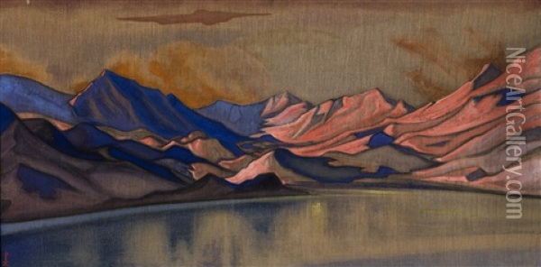 Baralacha Oil Painting - Nikolai Konstantinovich Roerich