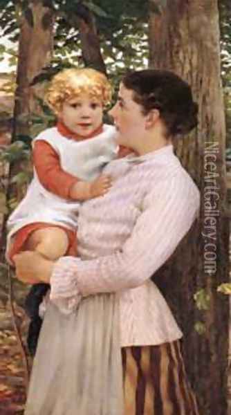 James Mother And Child Oil Painting - Beckwith Carroll