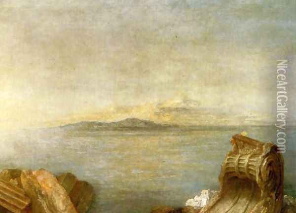 Seascape Oil Painting - George Frederick Watts