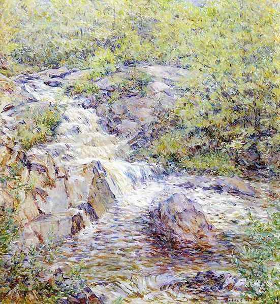 Buttermilk Falls Oil Painting - Robert Reid