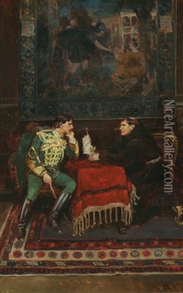 Come, Come, Your Future Majesty! Cheer Up! Oil Painting - Howard Pyle
