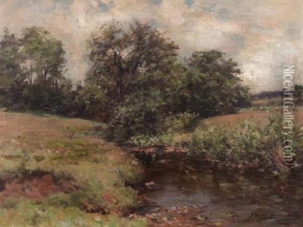 Quiet Waters Oil Painting - Joseph Morris Henderson