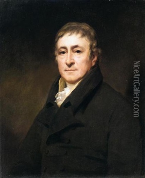 Portrait Of Robert Barclay Of Bury Hill Oil Painting - Sir Henry Raeburn