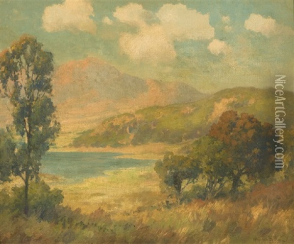 Lake Hodges, California Oil Painting - Maurice Braun