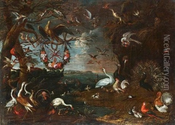The Element Of Air Oil Painting - Jan van Kessel the Younger