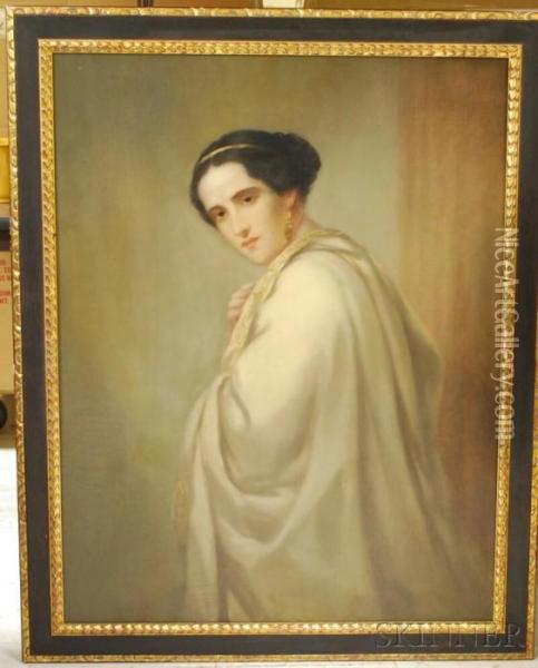 Fanny Kemble As Lady Macbeth Oil Painting - Thomas Wicocks Sully