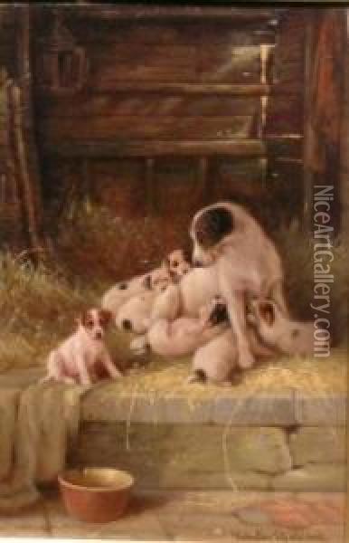 We Are Seven Oil Painting - Valentine Thomas Garland