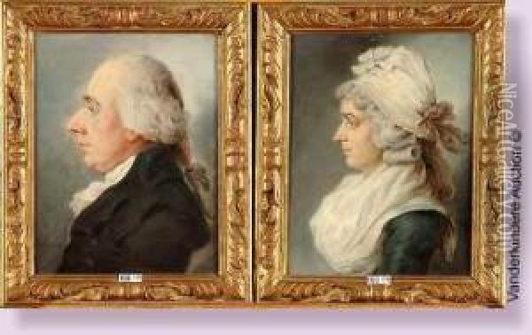 Profil D'une Dame De Qualite Oil Painting - Etienne Liotard
