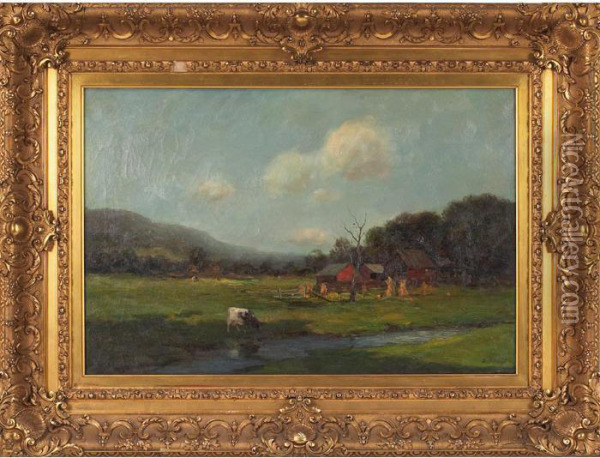 The Catskills Oil Painting - Charles Paul Gruppe