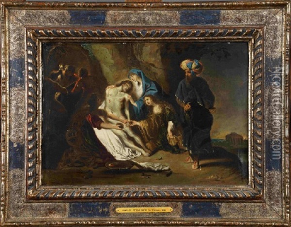 Descente De Croix Oil Painting - Frans Francken the Elder