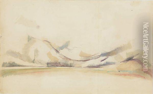 Bord Du Lac D'annecy Oil Painting - Paul Cezanne