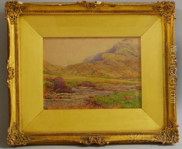 Along The Highlands Oil Painting - George Houston