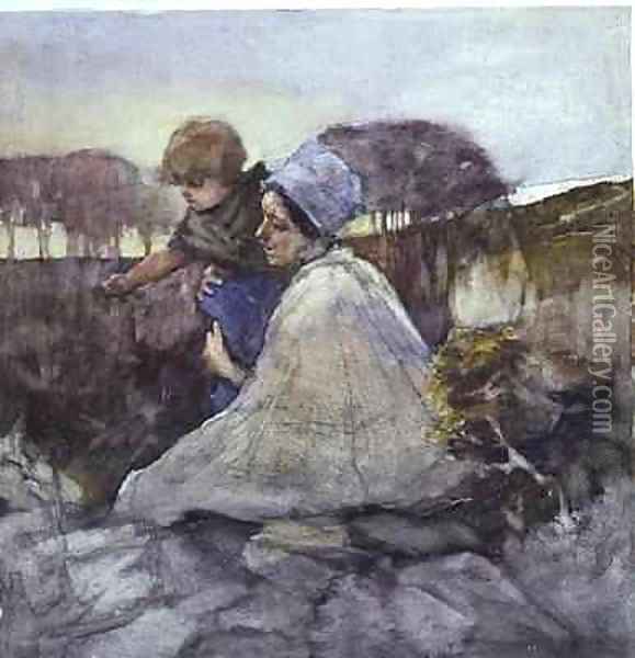 A Point of Interest Oil Painting - Elizabeth Stanhope Forbes