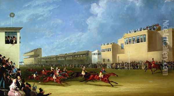 The Ascot Gold Cup, 1834 Oil Painting - James Pollard