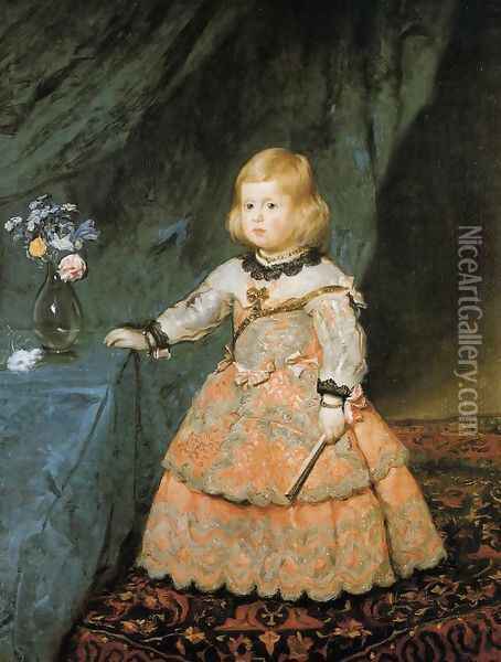 Infanta Marguarite Therese Oil Painting - Diego Rodriguez de Silva y Velazquez