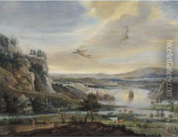 The Fall Of Icarus Oil Painting - Pieter Gysels