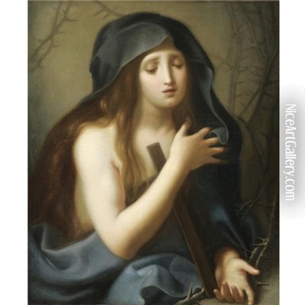 The Penitent Magdalene Oil Painting - Antonio Cavallucci