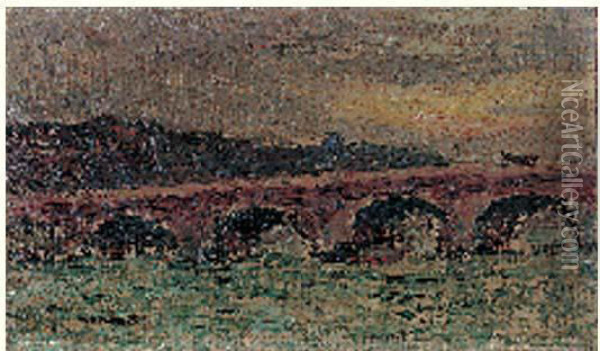 Le Pont Oil Painting - Albert Marquet