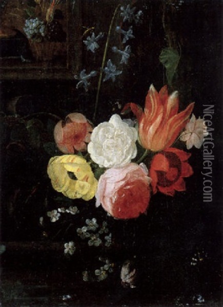 Blumenstilleben Oil Painting - Jan van Kessel the Elder