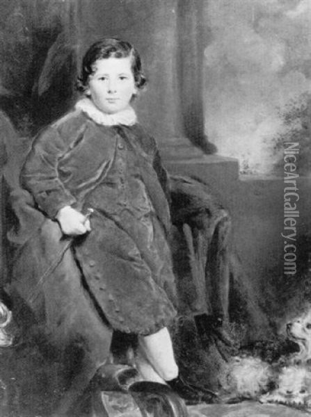 Portrait Of A Boy Oil Painting - Thomas Lawrence