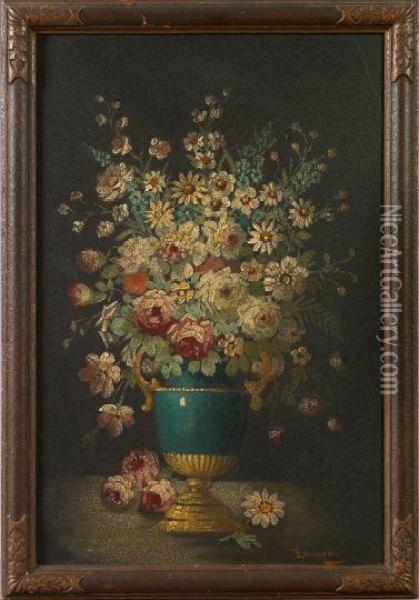 The Louis Xvi Bouquet Oil Painting - George Wharton Edwards
