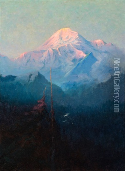 Mt. Mckinley Oil Painting - Sydney Mortimer Laurence