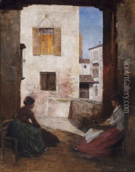 Venice, 188 Oil Painting - Theodore Wendel