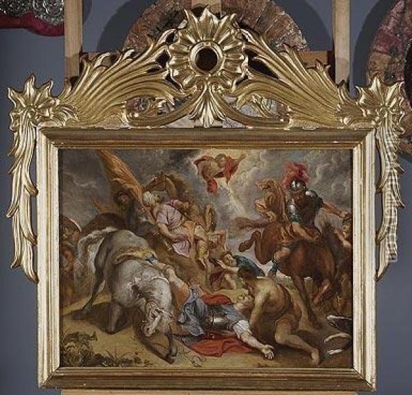 Conversion De San Pablo Oil Painting - Frans II Francken