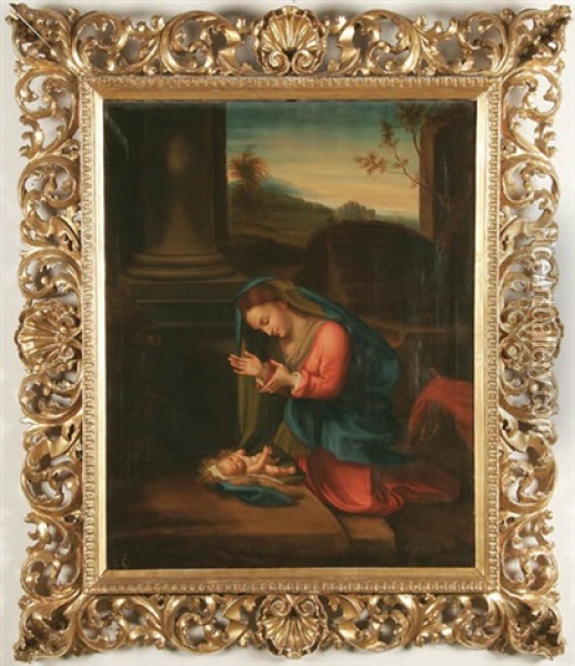 The Nativity Oil Painting -  Correggio