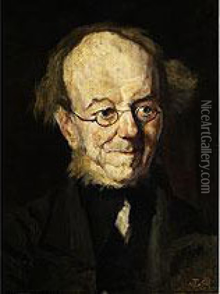 Portrait Des Vaters Des Kunstlers Oil Painting - Theodor Alt